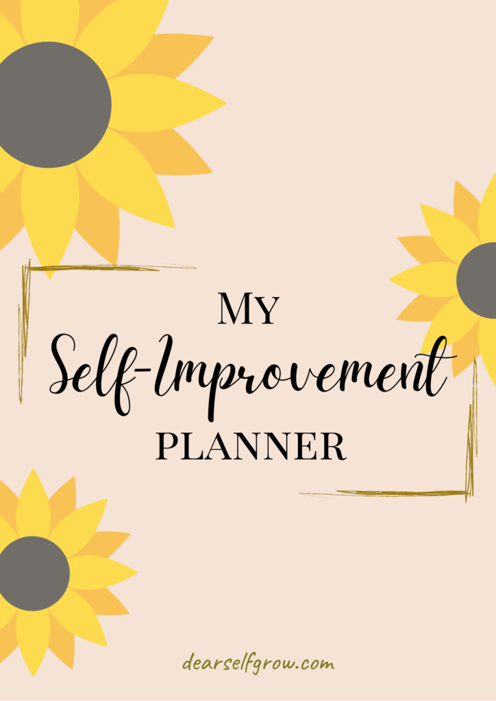 Dear Self Grow- self improvement planner