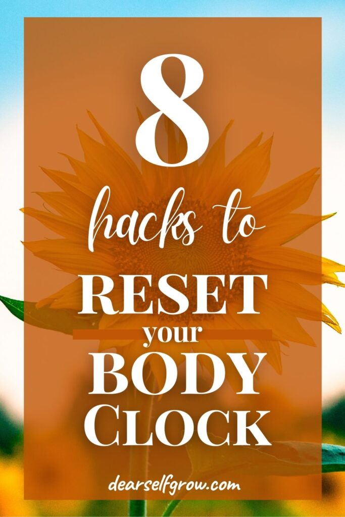 How to Reset Body Clock Pin Image